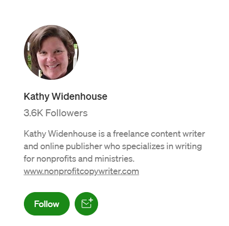 Kathy Widenhouse's profile summary and pic 