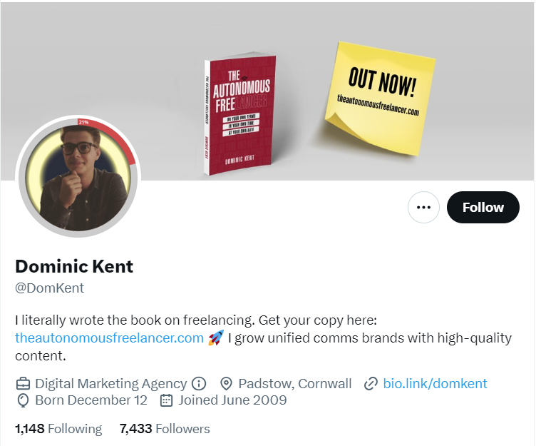 Dominic Kent's Twitter profile image 