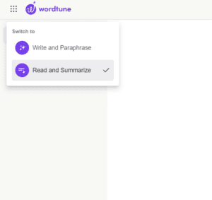 WordTune read and summarize lets you summarize content
